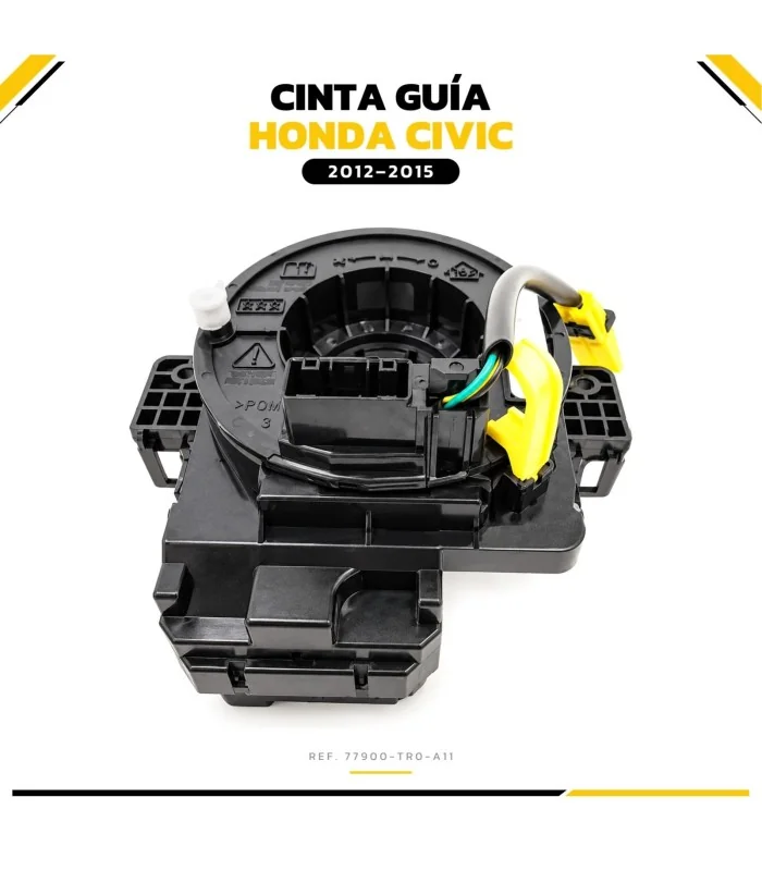 Cinta guía instalada detrás del guía Honda Civic