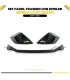 Set farol trasero con spoiler Honda Civic Sedán 2016-2021
