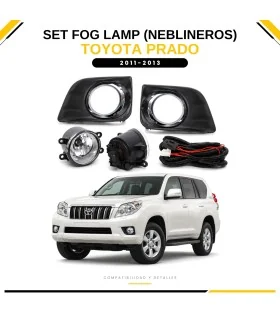 Neblineros instalados en Toyota Prado 2011-2013
