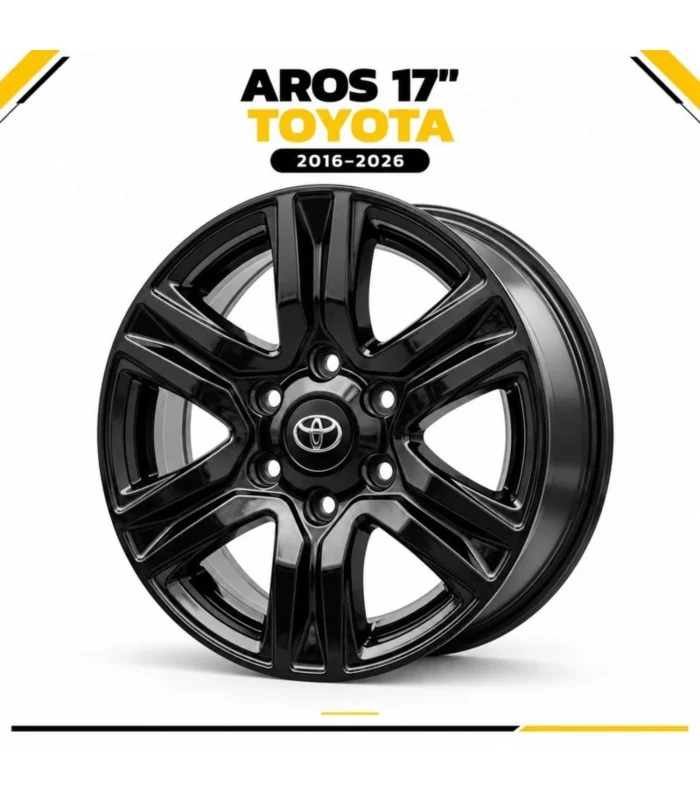 Aro 17x7.5 Toyota Hilux diseño 6 rayos dobles