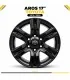 Aro Toyota Hilux 6x139.7 detalle de huecos y tapa central
