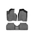 Alfombras WeatherTech FloorLiner Hyundai Tucson 2016 2017 2018 2019 2020 2021 Set 1ra y 2da Fila Negro