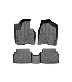 Alfombras WeatherTech FloorLiner Hyundai Tucson 2016 2017 2018 2019 2020 2021 Set 1ra y 2da Fila Negro