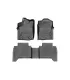 Alfombras WeatherTech FloorLiner Set 1ra y 2da Fila para Toyota Tacoma 2016 2017 2018 2019 2020 a 2023
