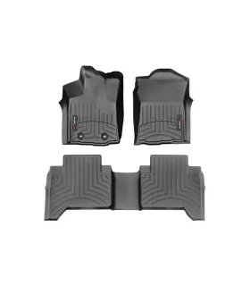 Alfombras WeatherTech FloorLiner Set 1ra y 2da Fila para Toyota Tacoma 2016 2017 2018 2019 2020 a 2023