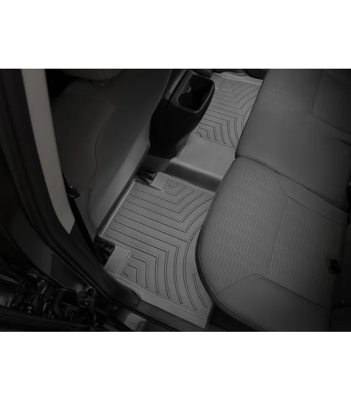 Alfombras WeatherTech FloorLiner Set 1ra y 2da Fila para Toyota Tacoma 2016 2017 2018 2019 2020 a 2023