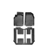 Alfombras WeatherTech FloorLiner Set de 3 Filas para Mazda CX 9 2007 a 2015 Proteccion Laser 360 Grados