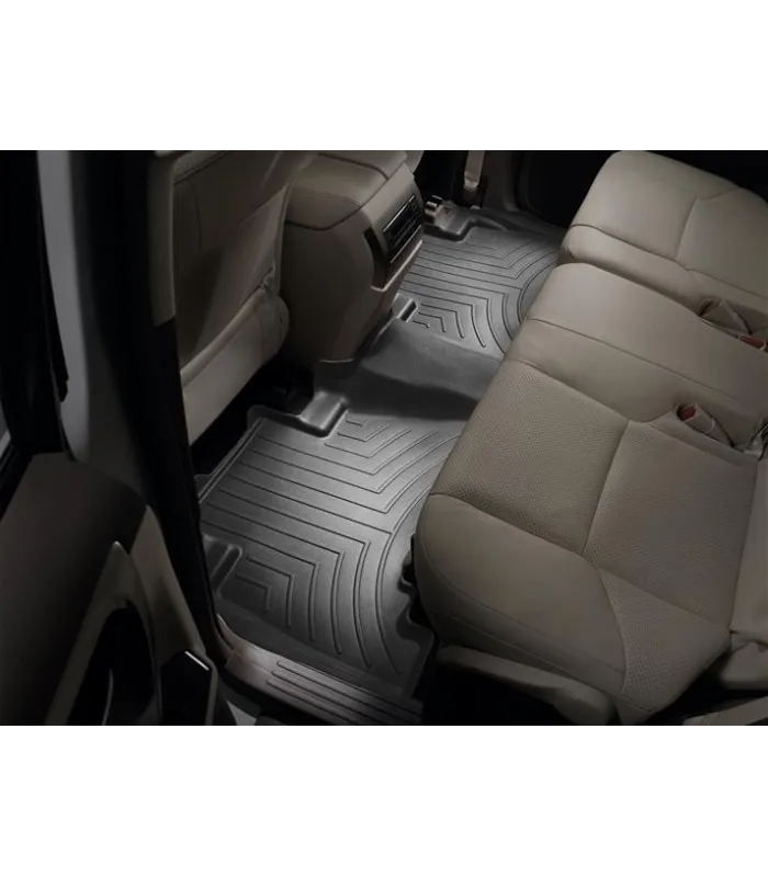 Alfombras WeatherTech FloorLiner Set 1ra y 2da Fila para Lexus GX 460 2010 a 2023 Proteccion Laser 360 Grados