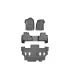 Chevrolet Tahoe 2016 Alfombras Weathertech 1ra, 2da. y 3ra. filas de asientos set completo 