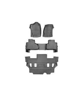 Chevrolet Tahoe 2016 Alfombras Weathertech 1ra, 2da. y 3ra. filas de asientos set completo 