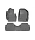 Alfombras de Piso Tipo Bandeja WeatherTech FloorLiner para Kia Soul 2014 a 2019 Set Completo de 2 Filas Ajuste Laser