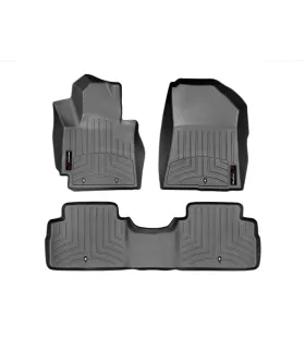 Alfombras de Piso Tipo Bandeja WeatherTech FloorLiner para Kia Soul 2014 a 2019 Set Completo de 2 Filas Ajuste Laser