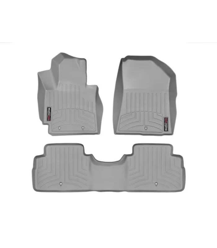 Alfombras de Piso Tipo Bandeja WeatherTech FloorLiner para Kia Soul 2014 a 2019 Set Completo de 2 Filas Ajuste Laser