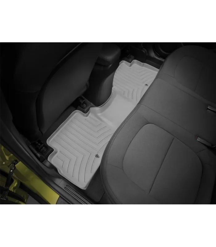 Alfombras de Piso Tipo Bandeja WeatherTech FloorLiner para Kia Soul 2014 a 2019 Set Completo de 2 Filas Ajuste Laser