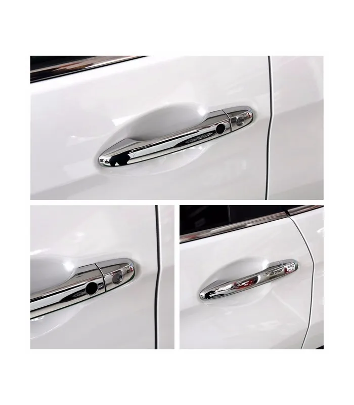 Covers Cromados Manillas Honda CR-V 2012 2013 2014 2015 Kit 8 Piezas ABS Triple Cromo Espejo