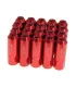 Tuercas Racing de color rojo set de 20pcs M12X1.5 Aluminum