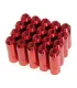 Tuercas Racing de color rojo set de 20pcs M12X1.5 Aluminum