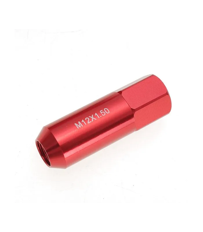 Tuercas Racing de color rojo set de 20pcs M12X1.5 Aluminum