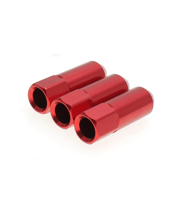 Tuercas Racing de color rojo set de 20pcs M12X1.5 Aluminum