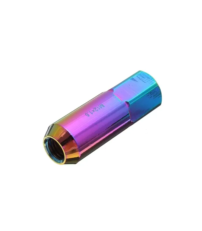 Tuercas Racing de color arcoiris set de 20pcs M12X1.5 Aluminum