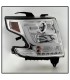 Chevrolet Tahoe 2015-2016 Pantallas delanteras Headlights Estilo Cromo Clear / Set de 2 PCS Lados Izquierdo y Derecho