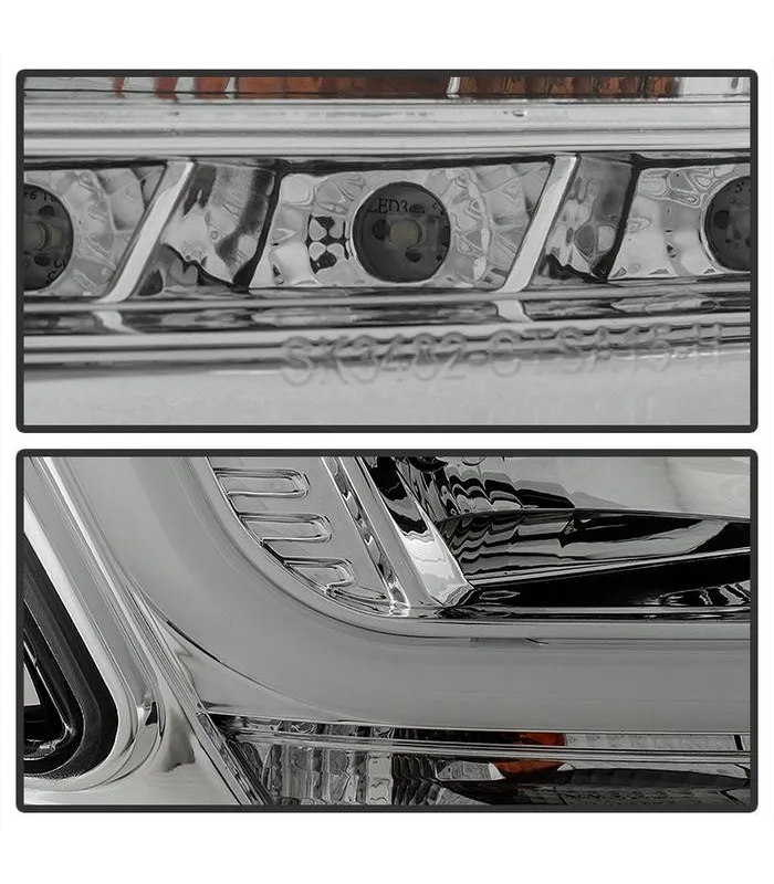 Chevrolet Tahoe 2015-2016 Pantallas delanteras Headlights Estilo Cromo Clear / Set de 2 PCS Lados Izquierdo y Derecho