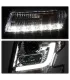 Chevrolet Tahoe 2015-2016 Pantallas delanteras Headlights Estilo Cromo Clear / Set de 2 PCS Lados Izquierdo y Derecho