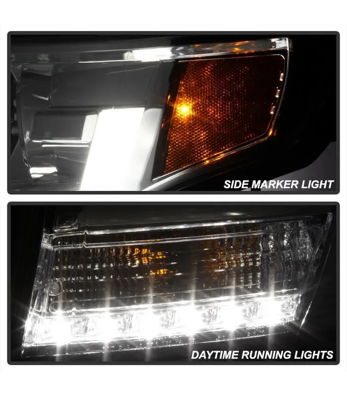 Chevrolet Tahoe 2015-2016 Pantallas delanteras Headlights Estilo Cromo Clear / Set de 2 PCS Lados Izquierdo y Derecho