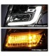 Chevrolet Tahoe 2015-2016 Pantallas delanteras Headlights Estilo Cromo Clear / Set de 2 PCS Lados Izquierdo y Derecho