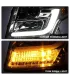 Chevrolet Tahoe 2015-2016 Pantallas delanteras Headlights Estilo Cromo Clear / Set de 2 PCS Lados Izquierdo y Derecho