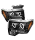 Ford F150 2009-2014 Pantallas delanteras Headlights Estilo Black Clear / Set de 2 PCS Lados Izquierdo y Derecho