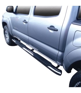 Estribos laterales Toyota Tacoma 2005-2017 / Tubo Ovalado acero inoxidable