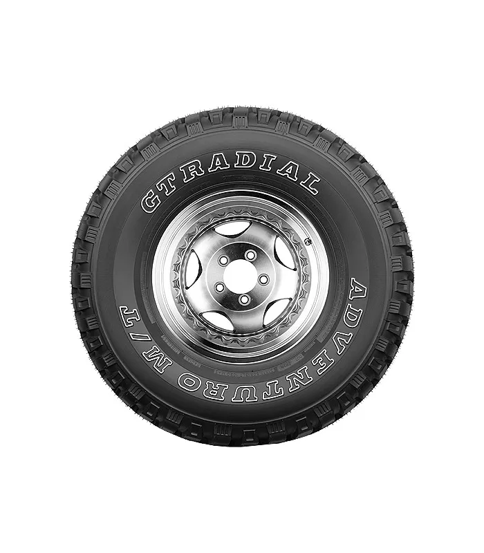 Neumático Goma GT Radial 235/75R15 Adventuro MT 6 Lonas Mud-Terrain Montura Balanceo y Alineación Gratis Santo Domingo
