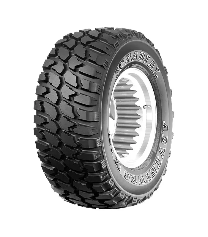 Neumático Goma GT Radial 235/75R15 Adventuro MT 6 Lonas Mud-Terrain Montura Balanceo y Alineación Gratis Santo Domingo