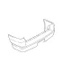 Ford Explorer 2003-2010 Bomper Trasero corrugado / Reemplazo del original