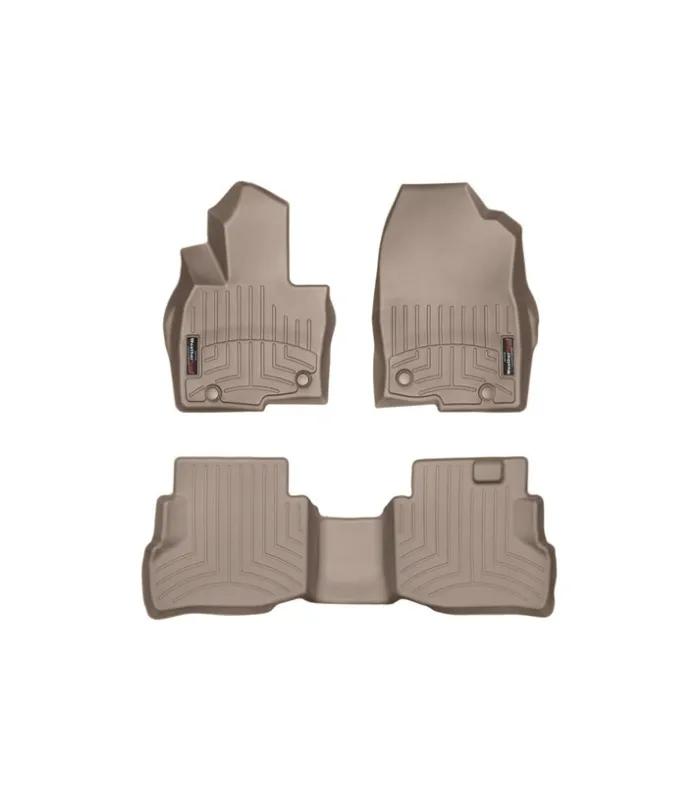 Alfombras Tipo Bandeja WeatherTech FloorLiner para Mazda CX-9 años 2016-2023 2 fila Taupe