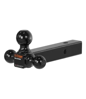 Adaptador de jalon triple bola negro 45650 Curt