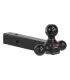 Adaptador de jalon triple bola negro 45650 Curt