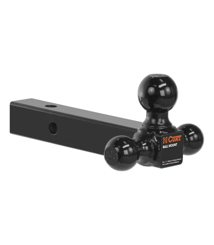 Adaptador de jalon triple bola negro 45650 Curt