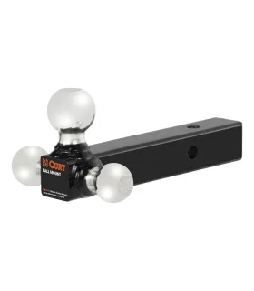 Adaptador de jalon triple bola negro 45650 Curt