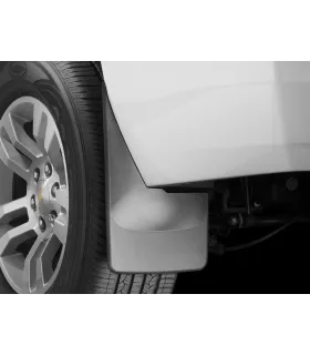 Chapaletas aletas de guarda lodo WeatherTech para Chevrolet Tahoe años 2015 a 2020 instalacion sin perforar set completo