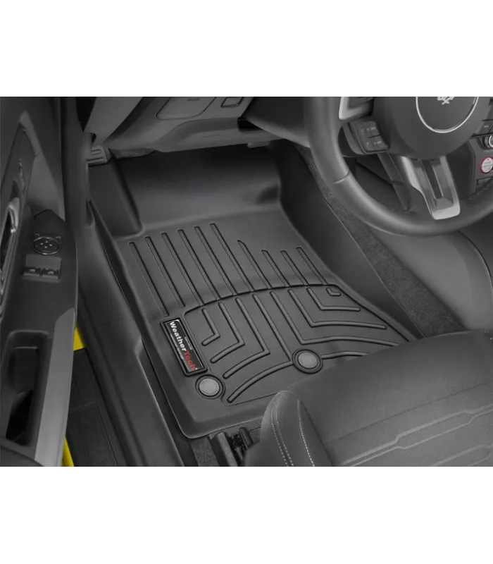 Alfombras WeatherTech FloorLiner para Ford Mustang 2015 a 2023 proteccion 360 laser primera y segunda fila kit 44699-1-2