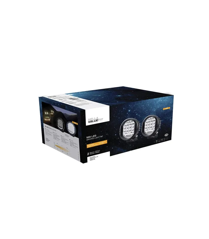 Hella 500 LED-Faroles Redondondos