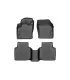 Alfombras WeatherTech FloorLiner Set Modular 1ra 2da 3ra Fila para Volkswagen Tiguan Allspace 2018-2024 negro