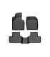Alfombras de Interior WeatherTech FloorLiner Volvo XC60 2018-2026 Proteccion 360 Grados Ajuste Laser Juego Completo Negro