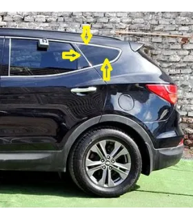 Hyundai Santa Fe 2013-2017 Vidrio Lateral