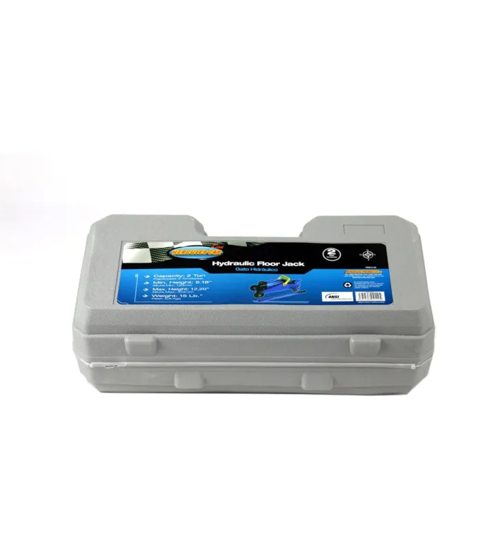 Gato Hidráulico Tipo Rana Hércules 2 Toneladas con Ruedas de Acero para Autos Compactos Ref. 2120-H