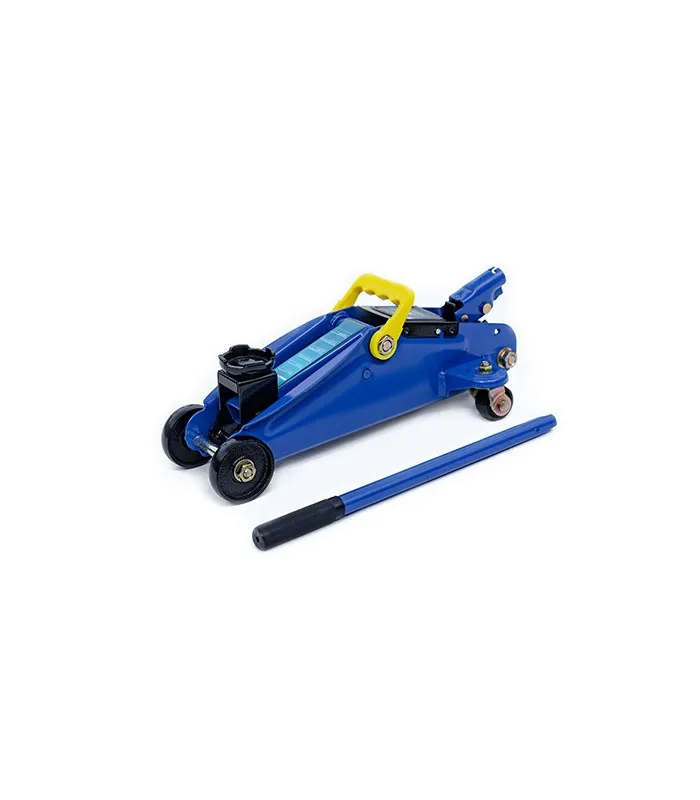 Gato Hidráulico Tipo Rana Hércules 2 Toneladas con Ruedas de Acero para Autos Compactos Ref. 2120-H