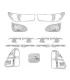 Kit Accesorios Cromados-Tyota Revo