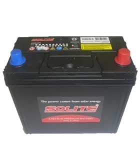 Batería Solite 55B24LS Grupo 51R 12V 433 CCA Polo Grueso 48 Meses Garantía Viamar RD
